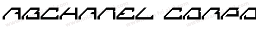 ABChanel Corpo Light字体转换